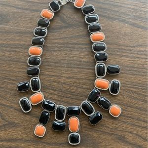 Black and orange necklace